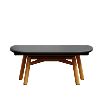 Modern table and chair isolate png