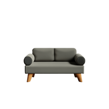 Modern sofa isolate on white background png