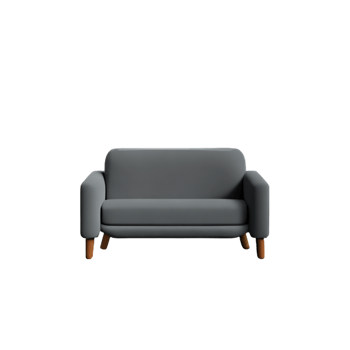Modern sofa isolate on white background png