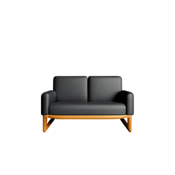 Modern sofa isolate on white background png