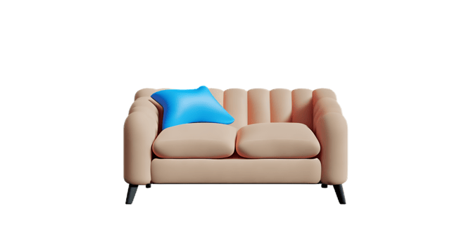 Modern sofa isolate on white background png