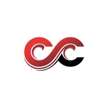initial letter CC logotype company name. logo vector for business and company identity.