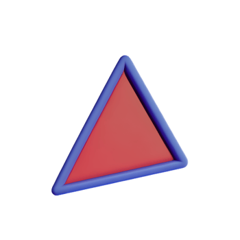triangle 3d element png