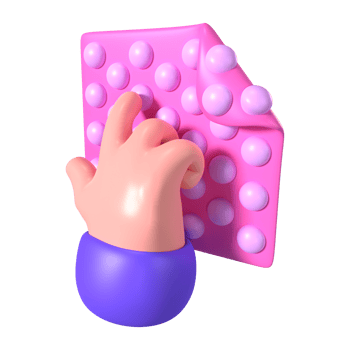 Bubble Wrap 3D Illustration Icon png