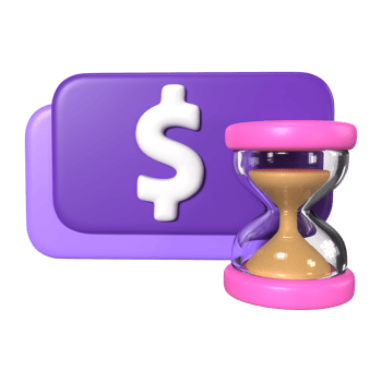 Waiting Payment 3D Illustration Icon png