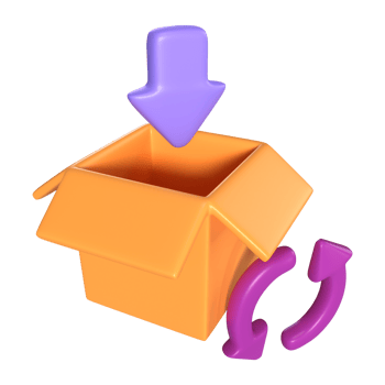 Order Processing 3D Illustration Icon png