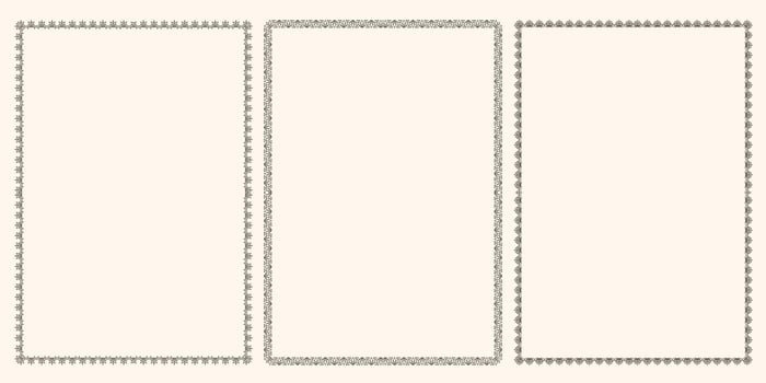 Set with beautiful ornamental frames vector