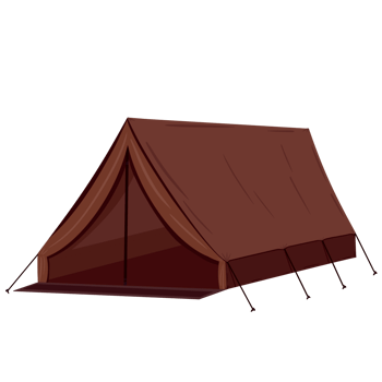 red tent, camping tent png