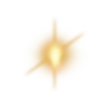 Golden light effect png