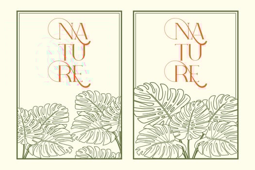 decorative plant frame writing name invitation couple name document name vector