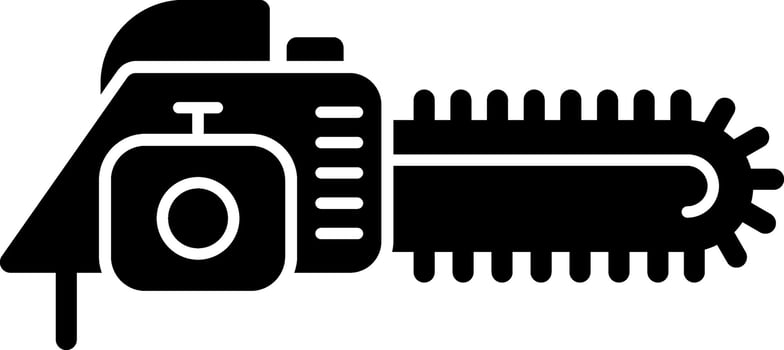 Chain saw Vector Icon Design