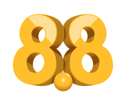 8.8 yellow text 3d on transparent background for mega sale promotion design png
