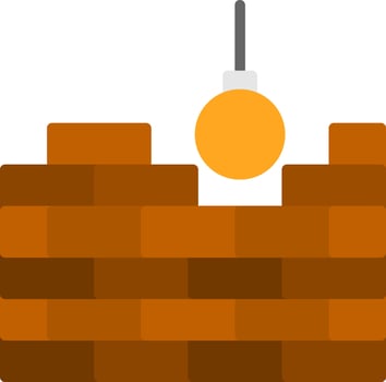 Bulldozer Vector Icon Design