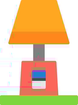 Lamp Vector Icon Design