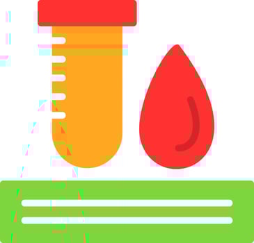 Blood test Vector Icon Design