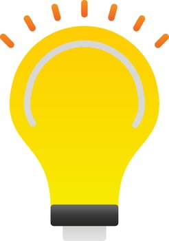 Light Bulb Vector Icon Design