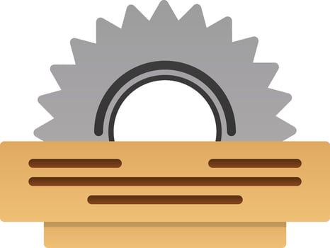 Saw Vector Icon Design