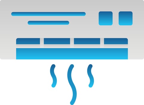 Air Conditioner Vector Icon Design