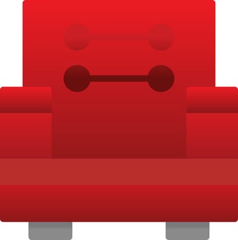 Armchair Vector Icon Design
