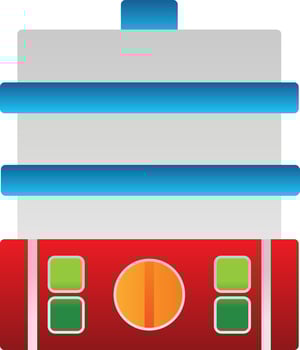 Food Steamer Vector Icon Design