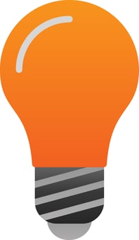 Light bulb Vector Icon Design
