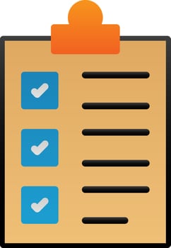 List Vector Icon Design