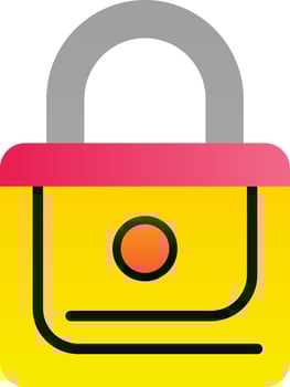 Locked Vector Icon Design