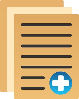 Medical report Vector Icon Design