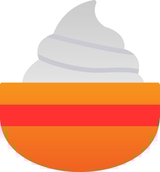 Cream Vector Icon Design