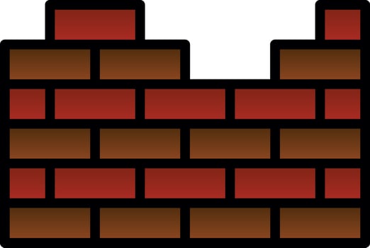 Bricks Vector Icon Design