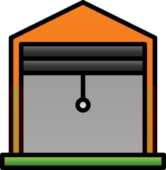 Garage Vector Icon Design