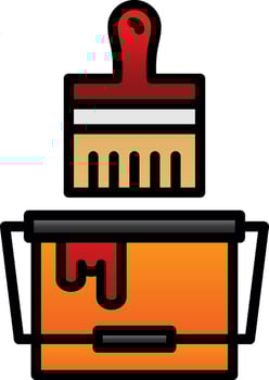 Paint Vector Icon Design