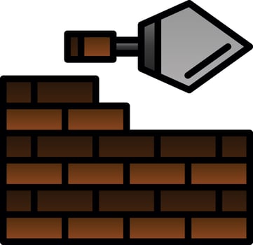 Bricks Vector Icon Design