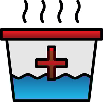 Steaming Vector Icon Design