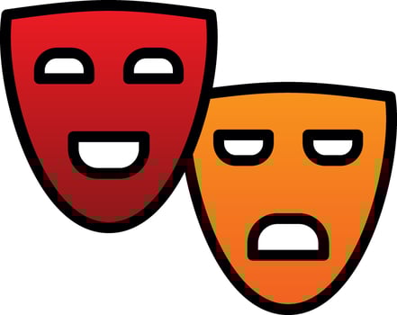 Mask Vector Icon Design