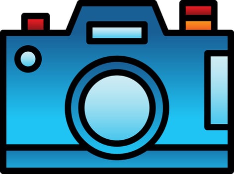 Camera Vector Icon Design