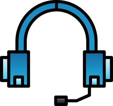 Headphone Vector Icon Design