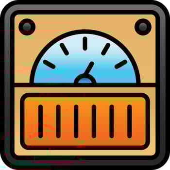 Meter Vector Icon Design