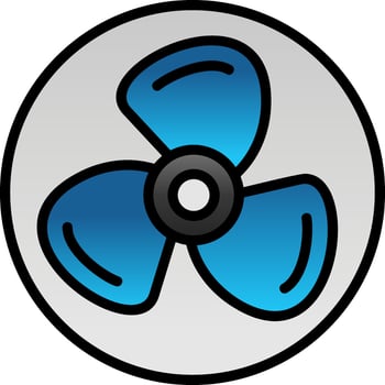 Fan Vector Icon Design
