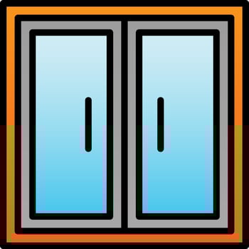Window Vector Icon Design