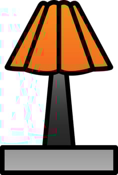 Lamp Vector Icon Design