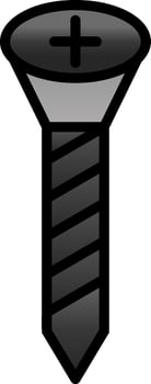 Screw Vector Icon Design