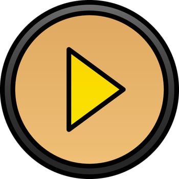 Play Button Vector Icon Design