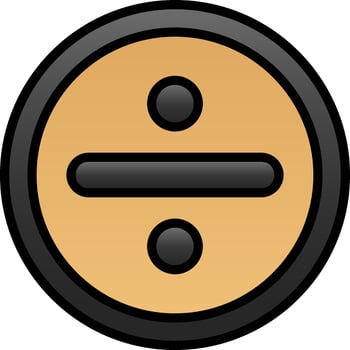 Division Vector Icon Design