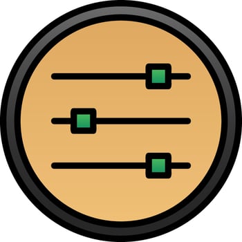 Controls Vector Icon Design