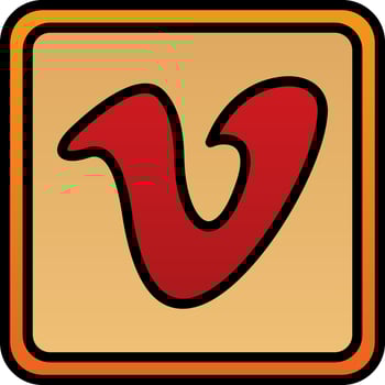 Vimeo Square Logo Vector Icon Design