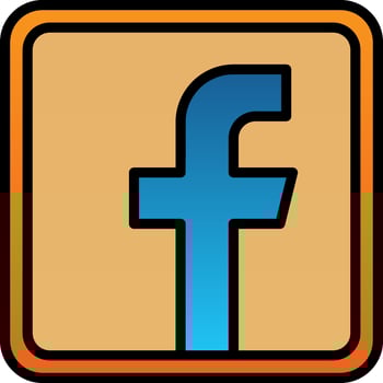 Facebook Logo Vector Icon Design