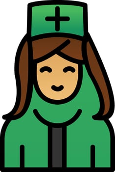 Nurse Vector Icon Design