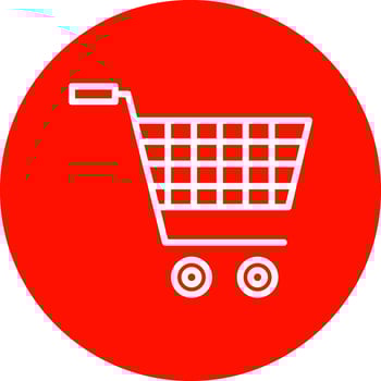 Shopping Cart Vector Icon Design
