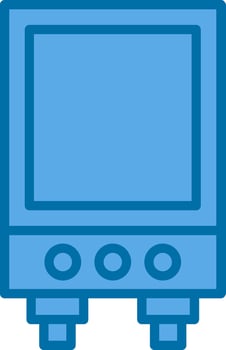 Water Heater Vector Icon Design
